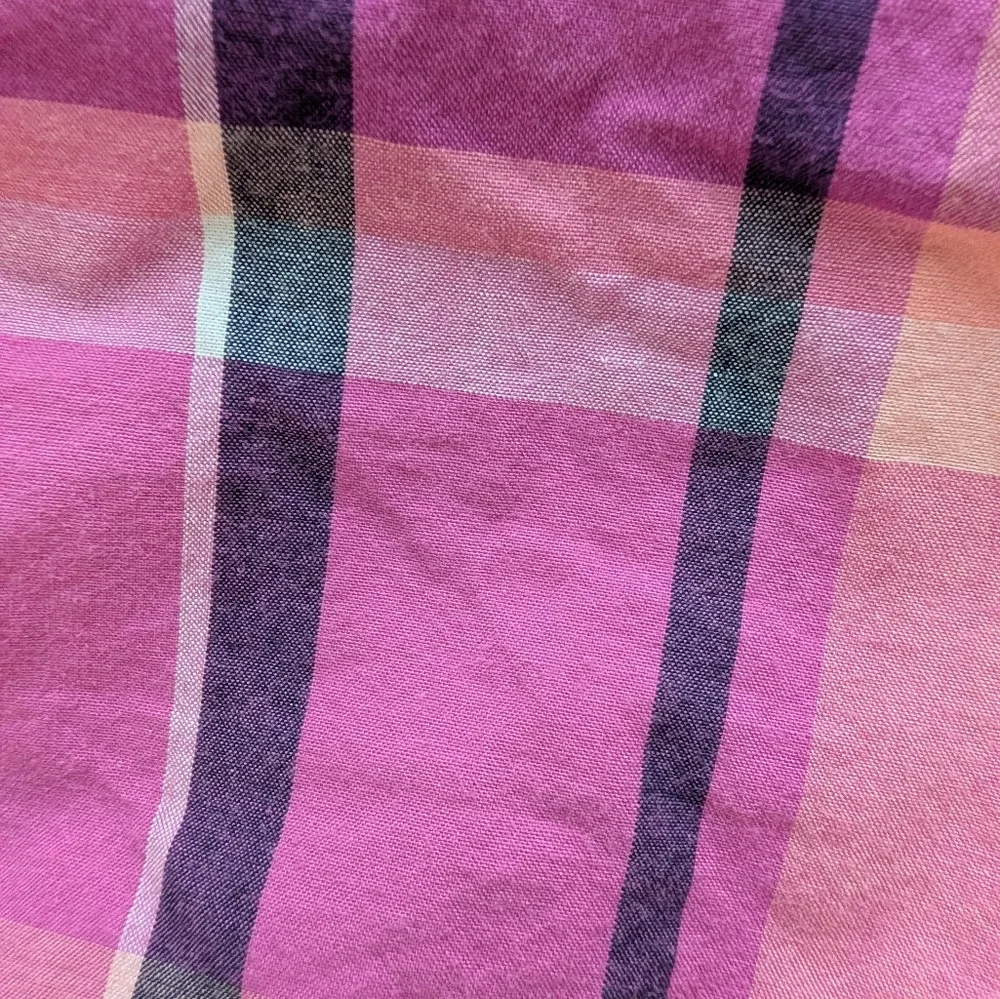 Gymboree Girls Pink Plaid Cotton Shorts Size 6